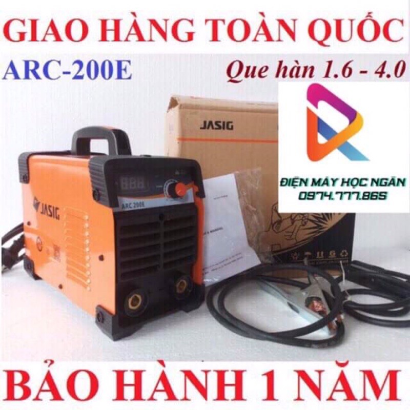 Máy hàn Que JASIC ARC 200E được sử dụng công nghệ Inverter IGBT