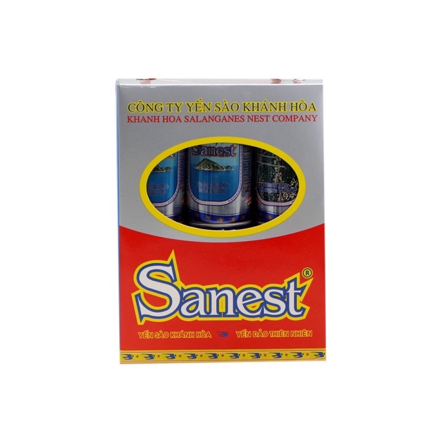 Nước Yến Sào Khánh Hoà Sanest 190ml (1lốc *6lon)