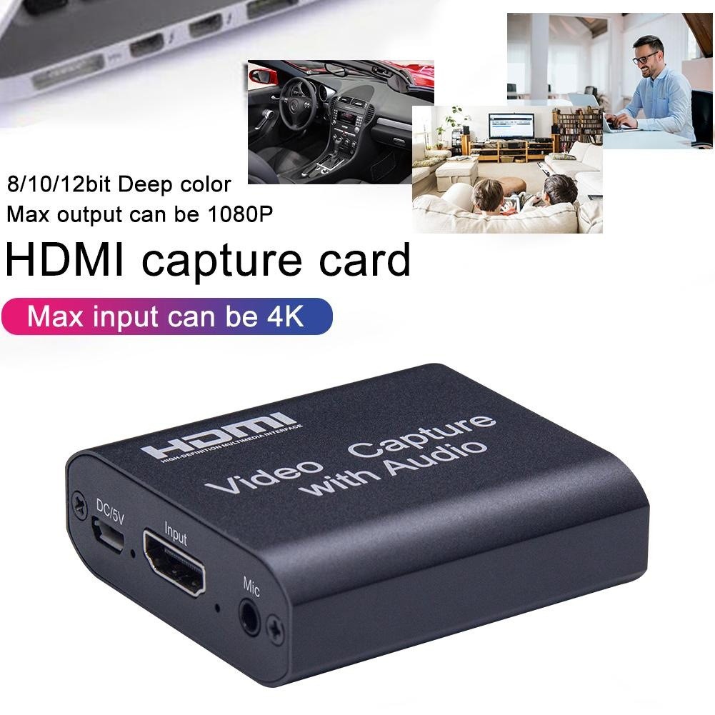 Card Ghi Hình Youbo 4k 1080p Usb 2.0 Mini Hdmi Sang Usb 2.0 Ac Kèm Phụ Kiện