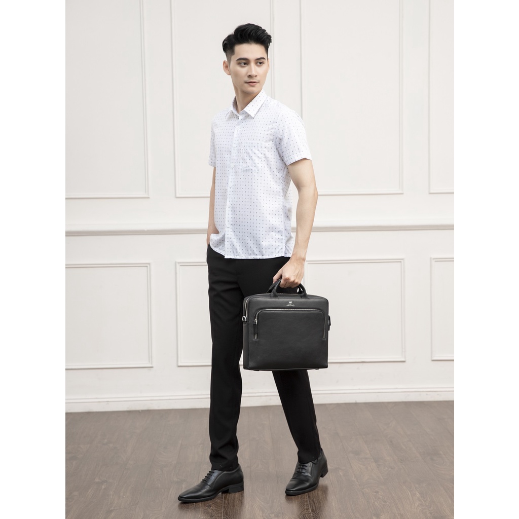 [MẪU MỚI] Áo sơ mi nam ngắn tay ARISTINO phom Perfect fit suông rộng, in họa tiết trẻ trung, nổi bật - ASS101S1