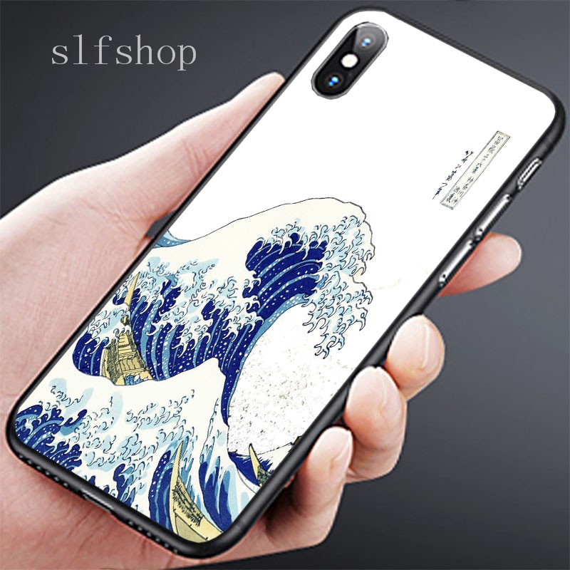 Ốp Lưng Họa Tiết Sóng Biển Dễ Thương Cho Oppo C1 R17 Pro R7 R7S Plus R7T R15 Dream R15X