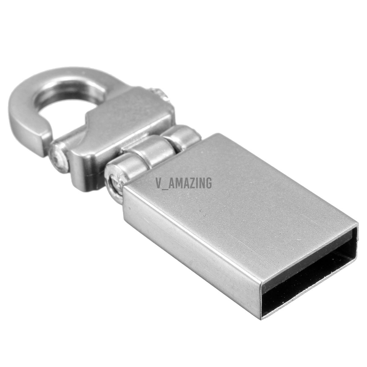 Usb 2.0 4gb Vỏ Kim Loại Bạc