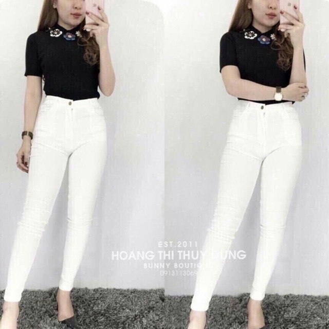 Quần kaki nữ trơn co giãn cực tốt chất lượng