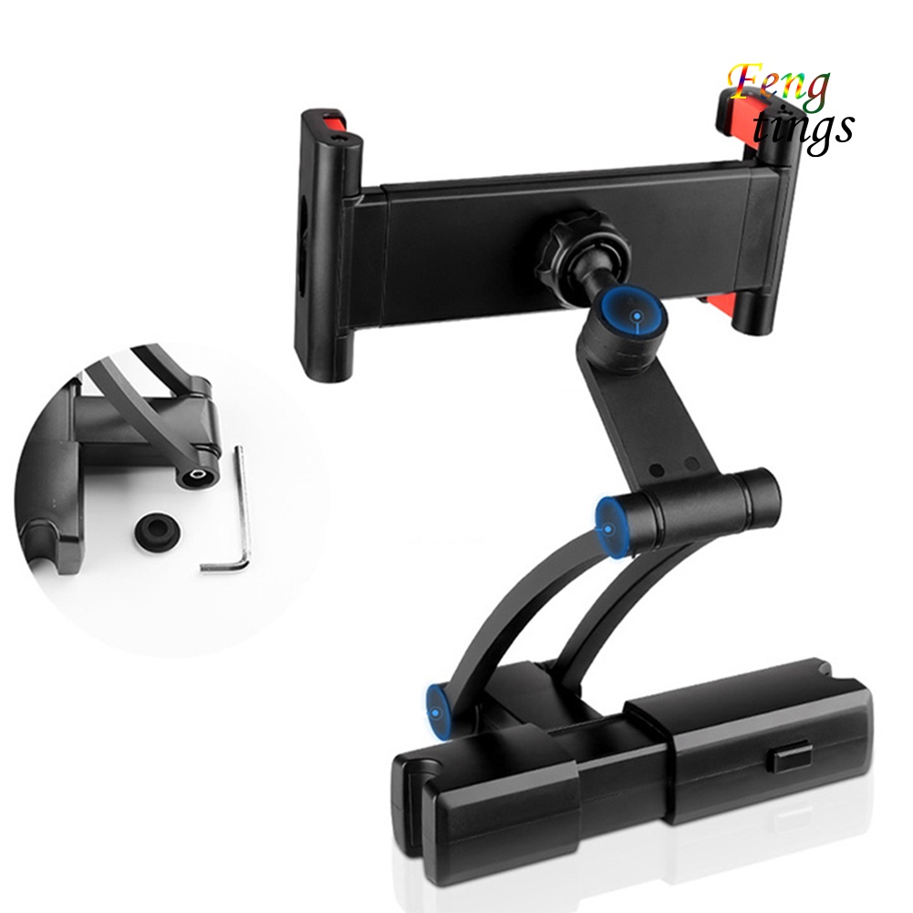 Giá đỡ điện thoại/máy tính bảng gắn ghế sau xe hơi thông dụng có thể điều chỉnh