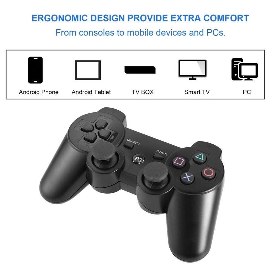 (orb) Tay Cầm Chơi Game Bluetooth Không Dây Sony Ps3 Playstation 3 Dualshock