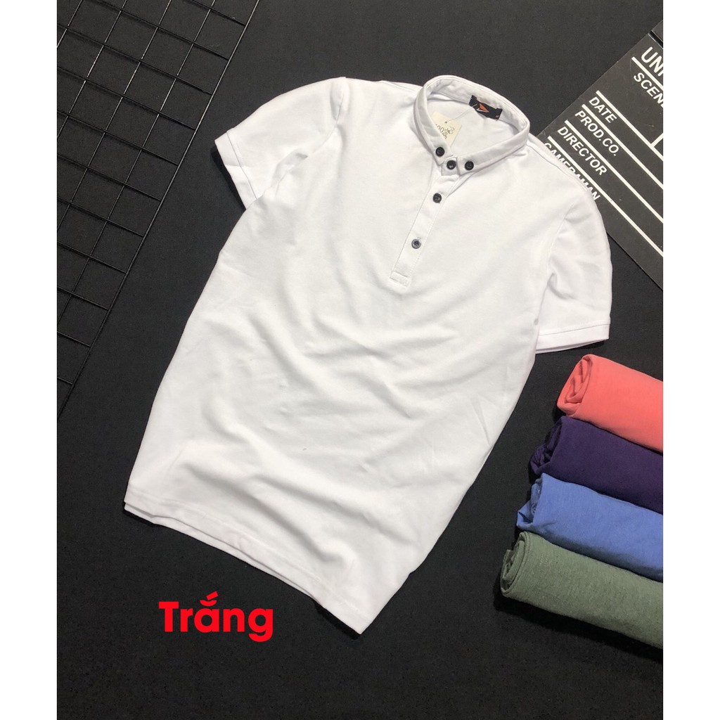 Áo thun nam tay ngắn Havis phối cổ trụ nam tính thời trang AXK061 | BigBuy360 - bigbuy360.vn