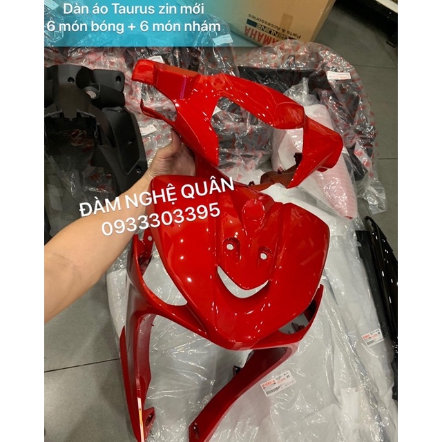 Dàn áo Taurus Yamaha 12 món gồm 6 món bóng + 6 món nhựa nhám đen zin hãng mới 100% 💰 2,490,000 VND / 1 bộ