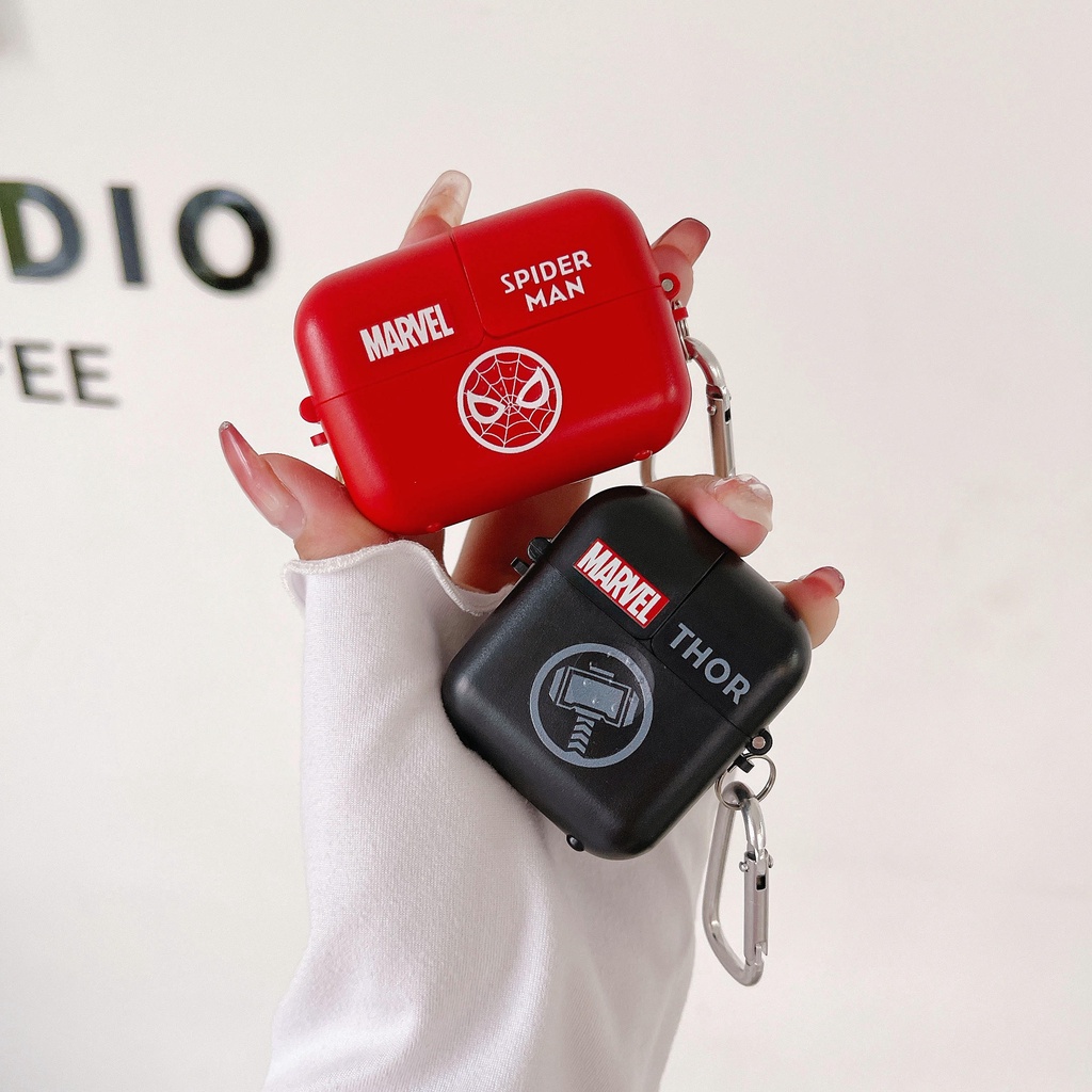 Vỏ Bảo Vệ Hộp Sạc Tai Nghe AirPods3 2021 / 3 / 3 Họa Tiết Marvel Chất Lượng Cao Ốp