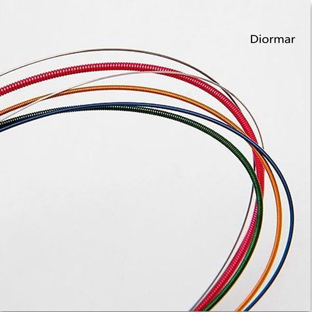 Bộ 6 dây đàn Guitar Acoustic chuyên dụng nhiều màu sắc