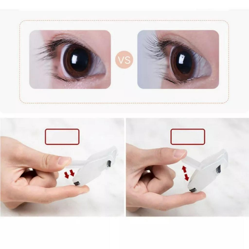Kẹp bấm cong mi Hàn Quốc, Dụng Cụ Bấm Mi nhỏ Gọn Cầm Tay Tiện Lợi