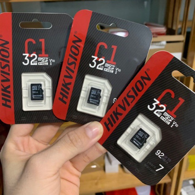 Thẻ Nhớ Micro SD Hikvision 32Gb , 64gb Class 10 , Tốc độ 92 Mb/s Hàng Chính hãng cho Camera - Bảo hành 24 tháng | BigBuy360 - bigbuy360.vn
