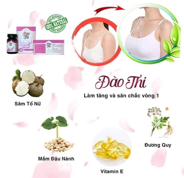 [TẶNG MASK]VIÊN NỞ NGỰC ĐÀO THI 20 NGÀY HIỆU QUẢ CĂN TRÒN SĂN CHẮC VÒNG 1 | BigBuy360 - bigbuy360.vn