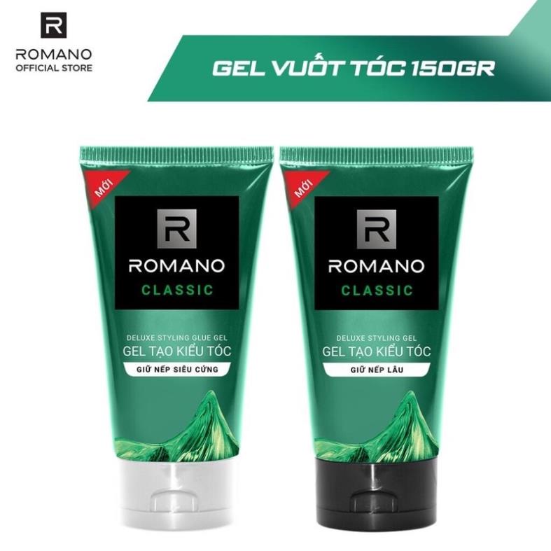 Gel Vuốt Tóc Romano Classic 150g