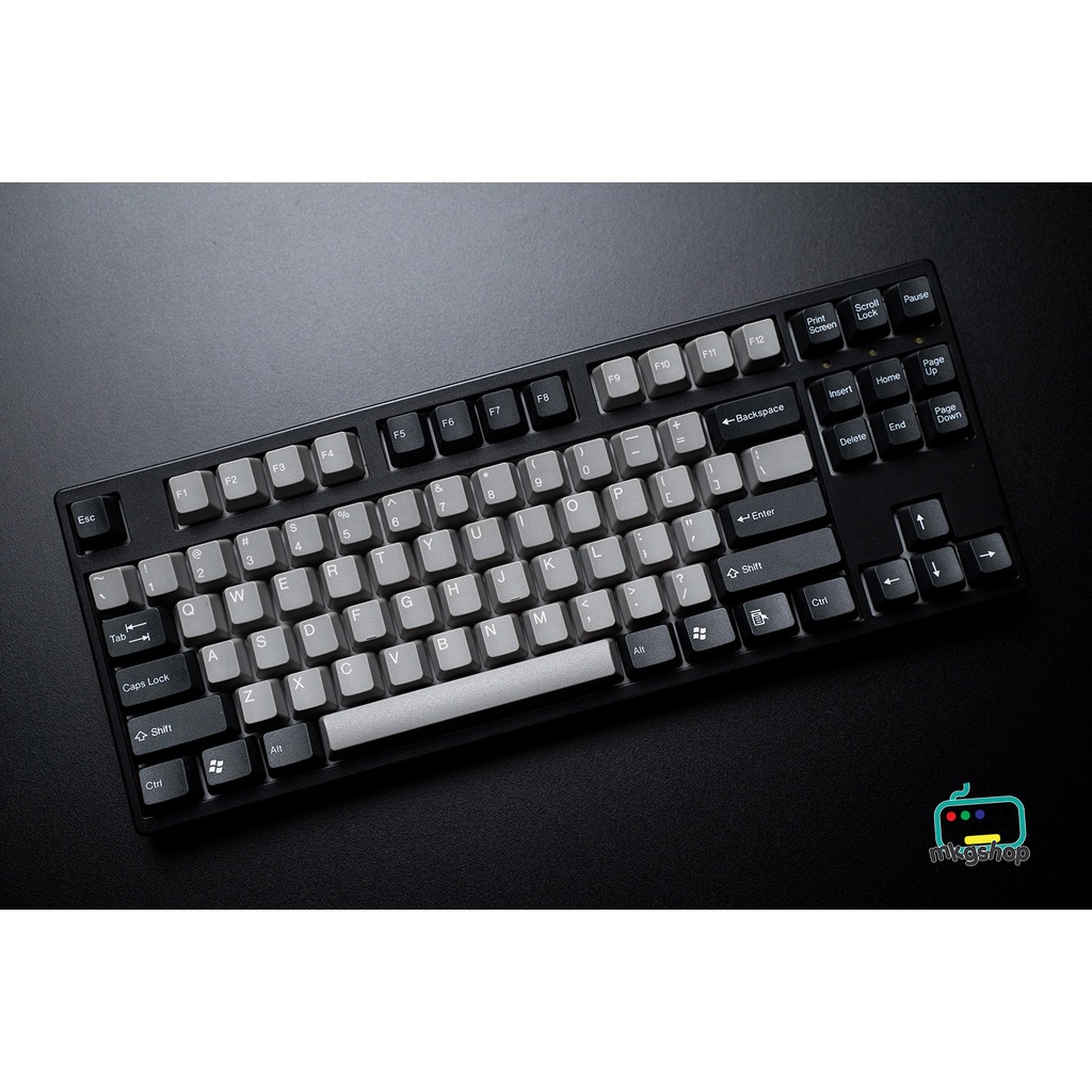 [Mã 254ELSALE giảm 7% đơn 300K] Keycap xám đen OEM doubleshot nút bàn phím cơ