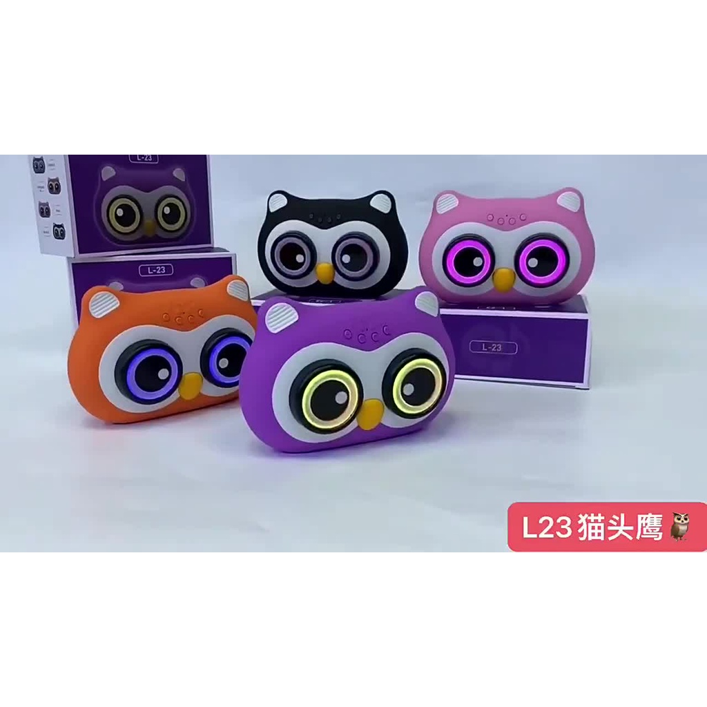 Loa bluetooth mini L23 Loa không dây mini bluetooth kute cú mèo thiết kế độc lạ bắt mắt âm thanh hay