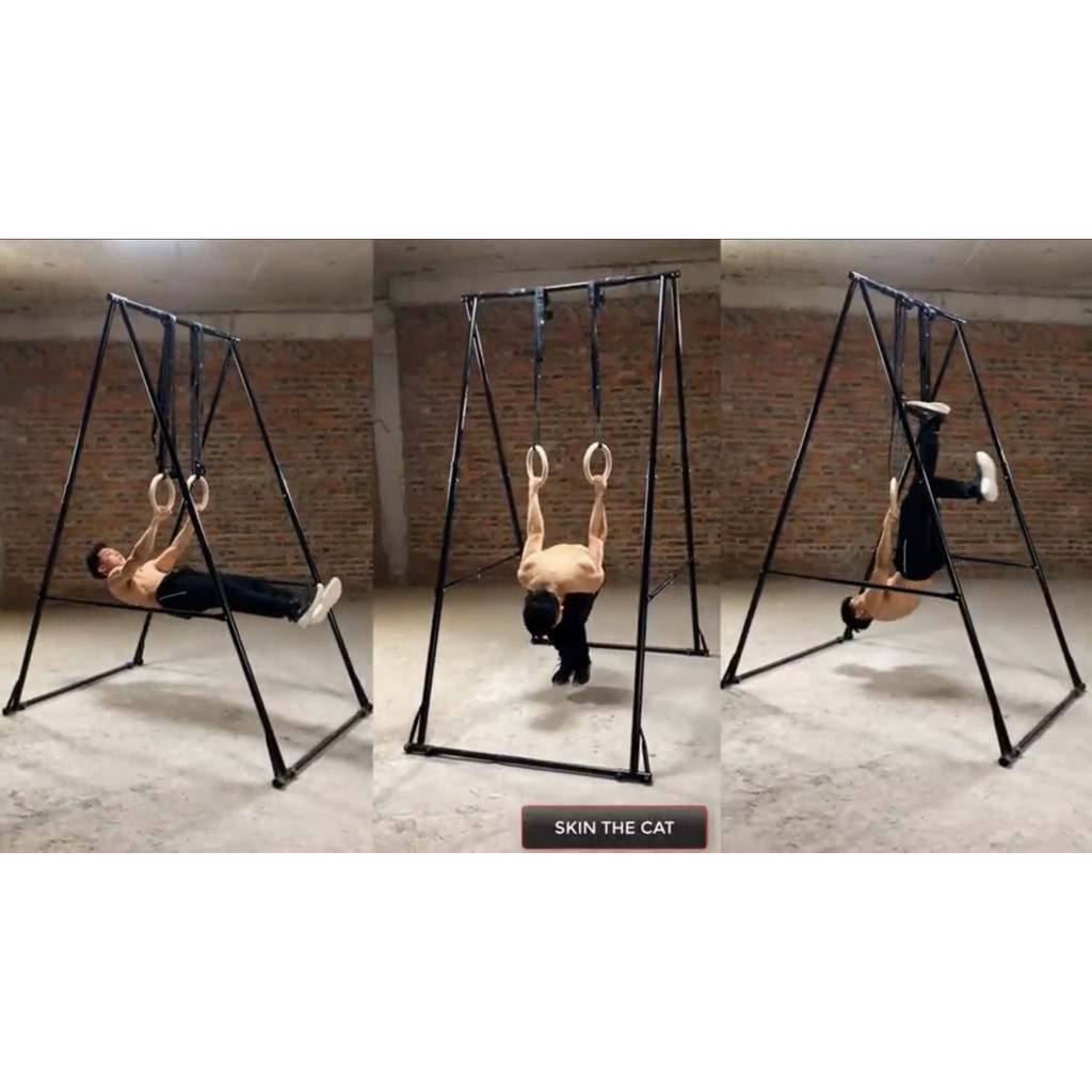 [Gymnastics Ring]Mã hàng KT2.RING – Vòng treo xà Fitness Gymnastics Rings chất lượng cao