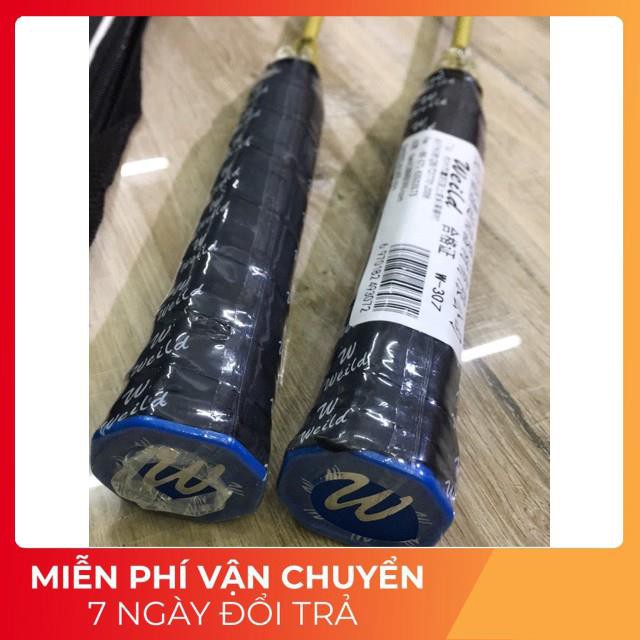 HÀNG GIÁ RẺ Cặp 2 cây vợt cầu lông Weild siêu đẹp siêu rẻ giá học sinh tặng 2 trái cầu lông hải yến bạc