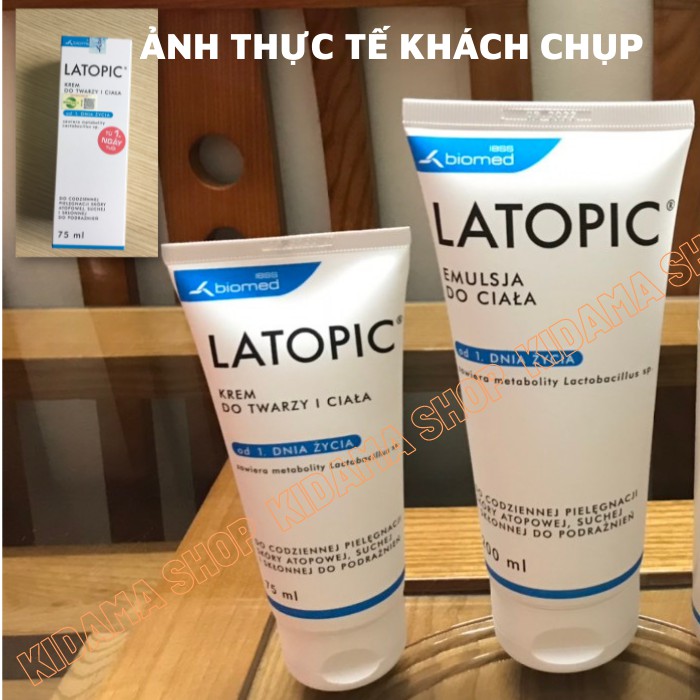 Kem dưỡng da dưỡng ẩm dịu da LATOPIC cho da viêm cơ địa, dị ứng, da khô và da kích ứng, bôi MẶT và TOÀN THÂN | BigBuy360 - bigbuy360.vn