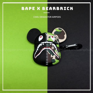 BEARBRICK Case Tai Nghe Không Dây Airpods 1/ 2/ i11/ i12/ Pro -