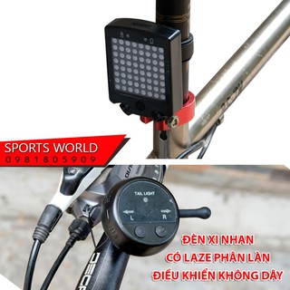 Đèn Xi Nhan có Laze phân làn, điều khiển không dây, sạc USB