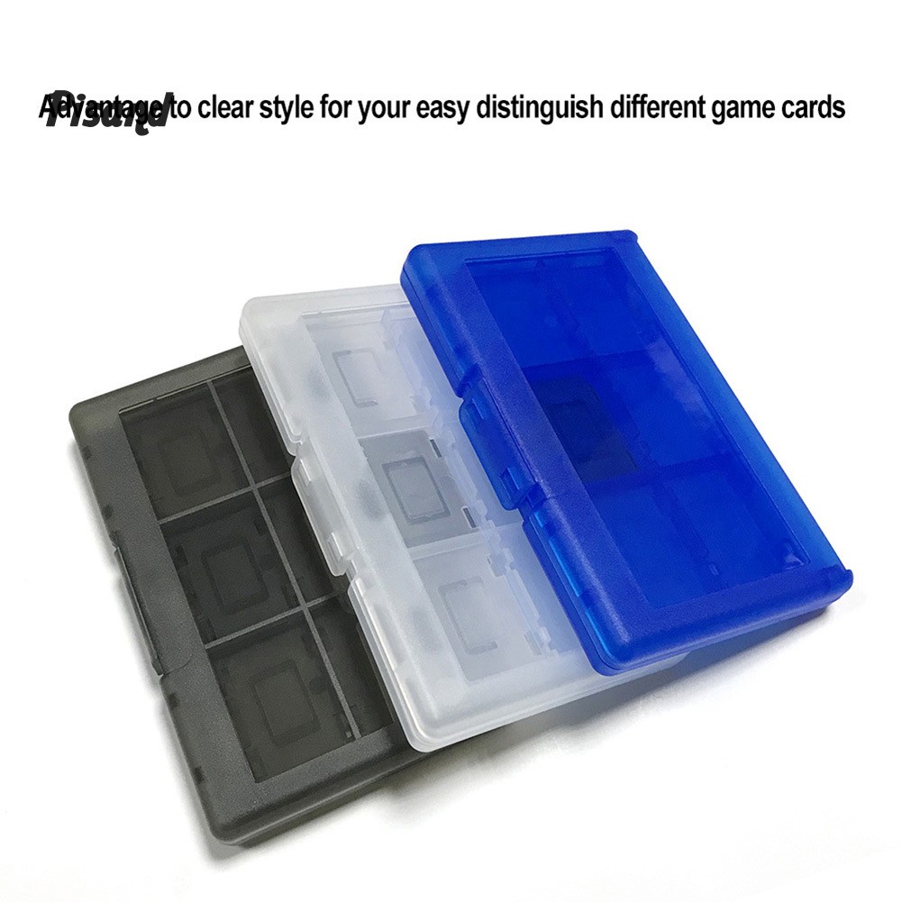 ☼Pi 24 in 1 Portable Game Cards Case Shockproof Hard Shell Storage Box for Nintendo