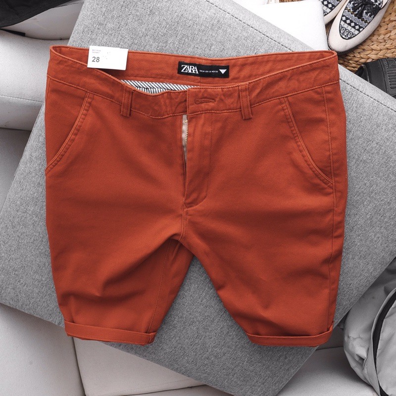 [FREESHIP] Quần short kaki [ZARA] [BAO ĐỔI TRẢ] nguyên bản, không ra màu | BigBuy360 - bigbuy360.vn