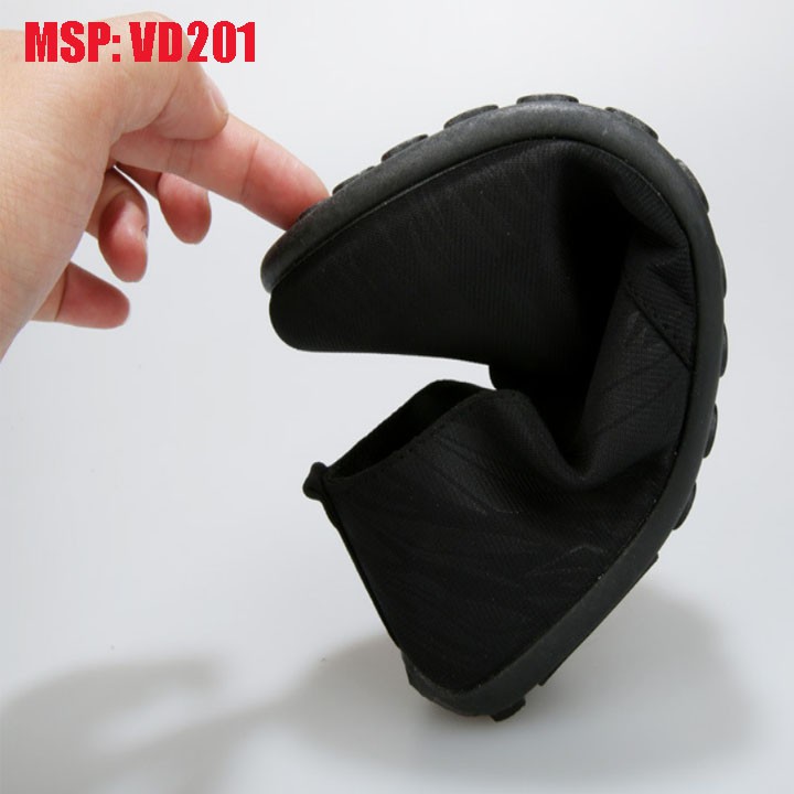 ( TẶNG TẤT LƯỜI NAM ) - GIÀY LƯỜI VẢI MÀU ĐEN : MSP - VD2011 | BigBuy360 - bigbuy360.vn
