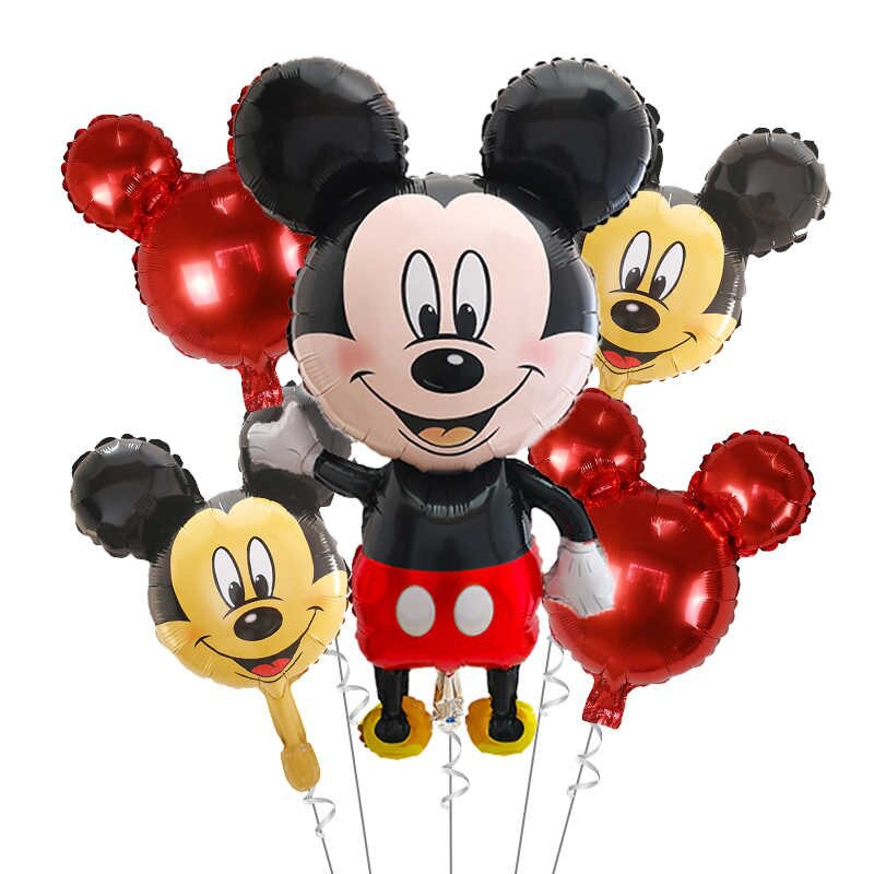 Bóng kiếng hình chuột Mickey, đầu chuột mickey size 80cm