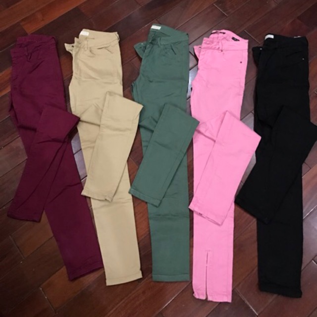 Quần kaki zara auth nhiều màu