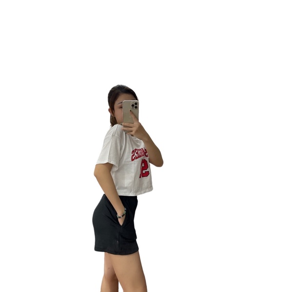Quần short nhung nữ 2 màu có túi vnxk