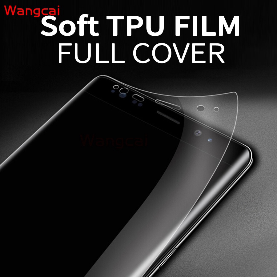 Miếng Dán Cường Lực Mềm Mại Bảo Vệ Màn Hình Cho Samsung Galaxy S10 + S9 + S8 + Plus S10 S9 S8 Kính