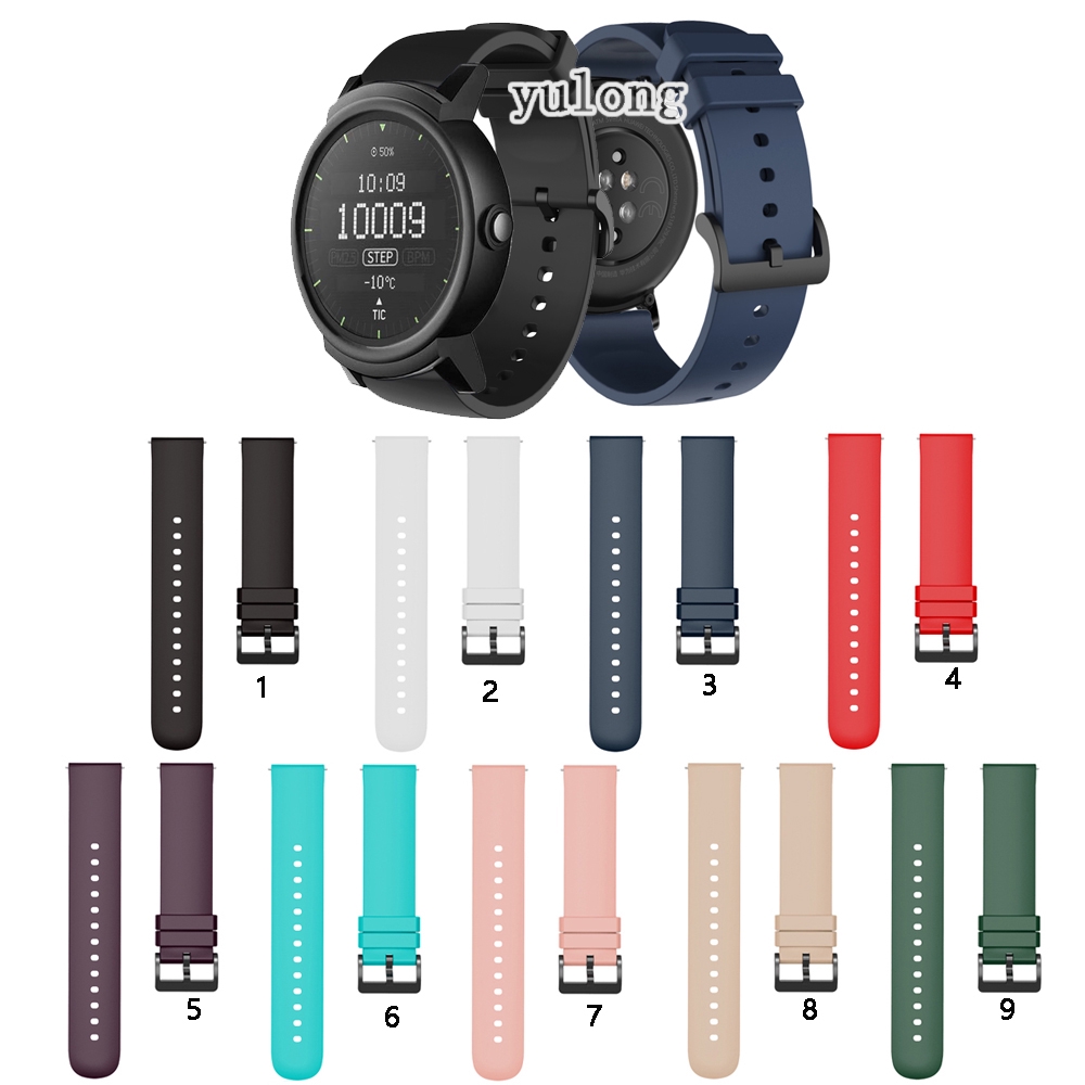 Dây Đeo Silicon Cho Đồng Hồ Thông Minh Ticwatch 2 E