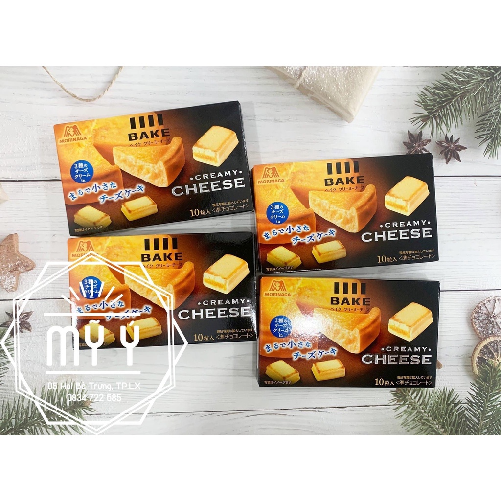 BÁNH PHÔ MAI NƯỚNG CHEESE BAKE MORINAGA NHẬT BẢN - PHÔ MAI NƯỚNG NHẬT BẢN