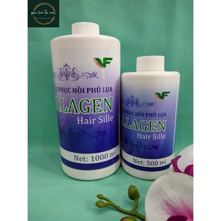 Tinh dầu phủ lụa collagen TVF xanh dương dùng để phục hồi tóc sau duỗi, nhuộm - Trường Thọ, TĐ