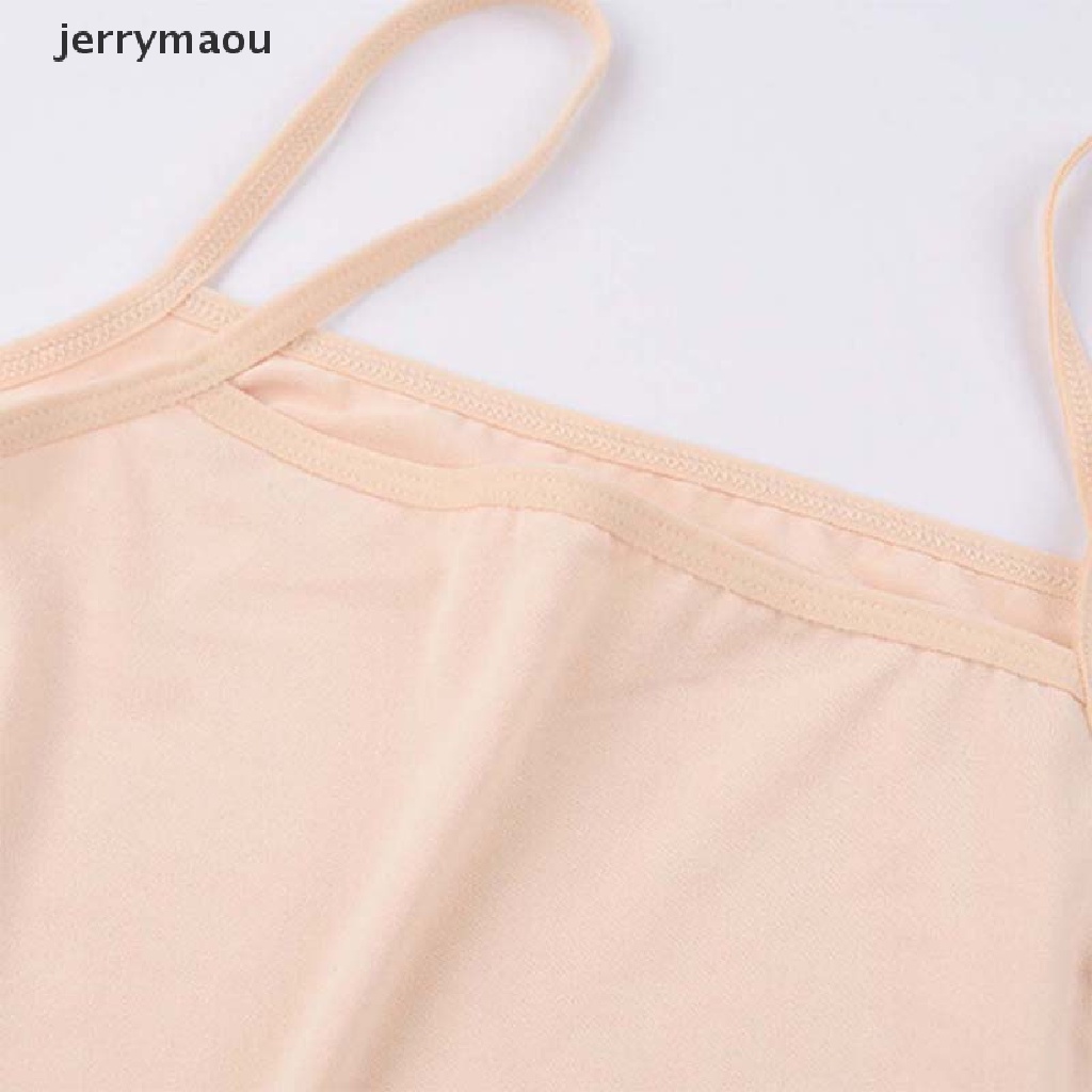 Áo Tank Top Hai Dây Cổ Tròn Màu Trơn Thời Trang Dành Cho Nữ