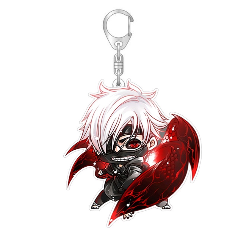 Móc Khóa acrylic Hai Mặt In Hình Nhân Vật Jinmuyan Trong Tokyo ghoul