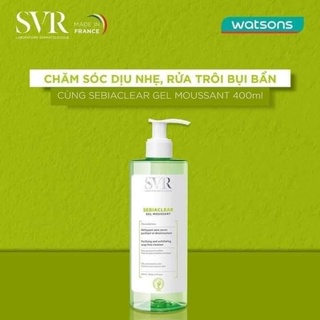 Sữa rửa mặt SVR SEBIACLEAR Gel Moussant 400ml
