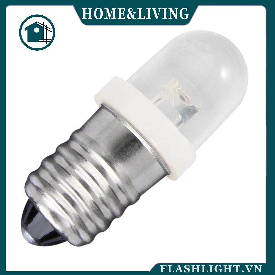 Bóng đèn LED E10 đế xoay ánh sáng trắng lạnh 6V DC