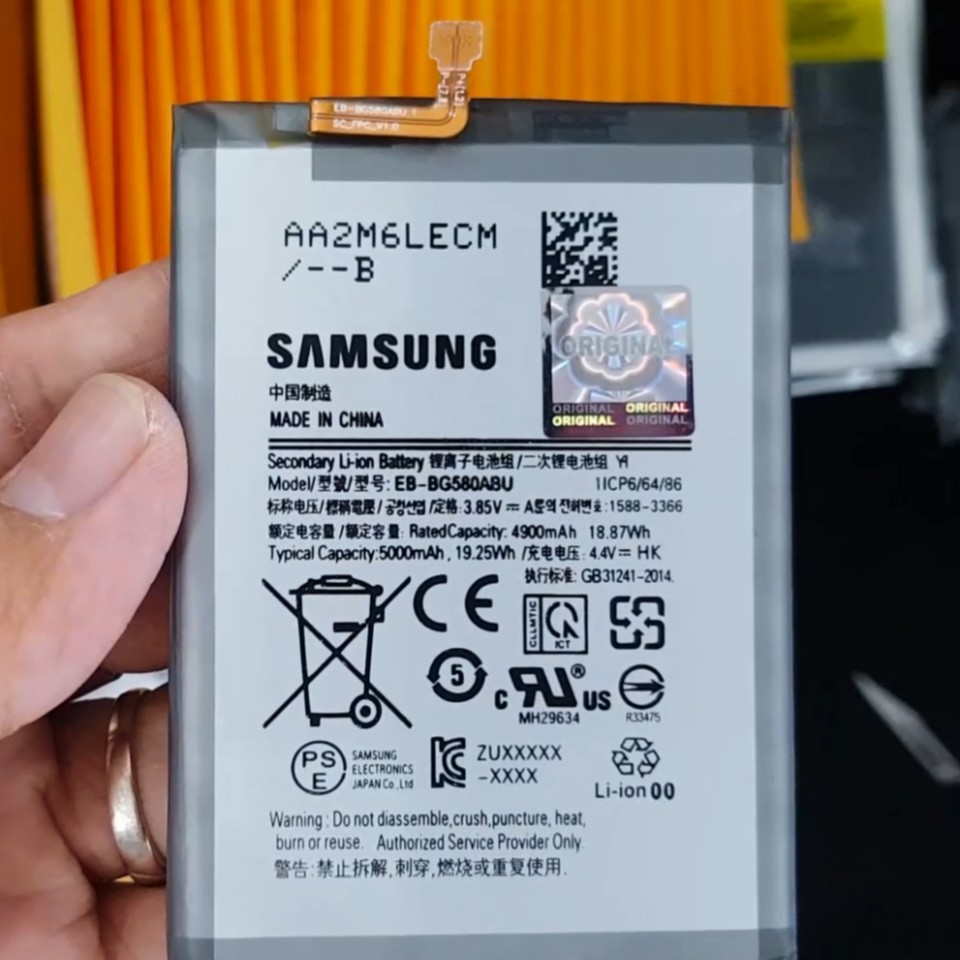 Pin Zin cho Samsung Galaxy M20 M30 M205F EB-BGS80ABU - 5000mAh