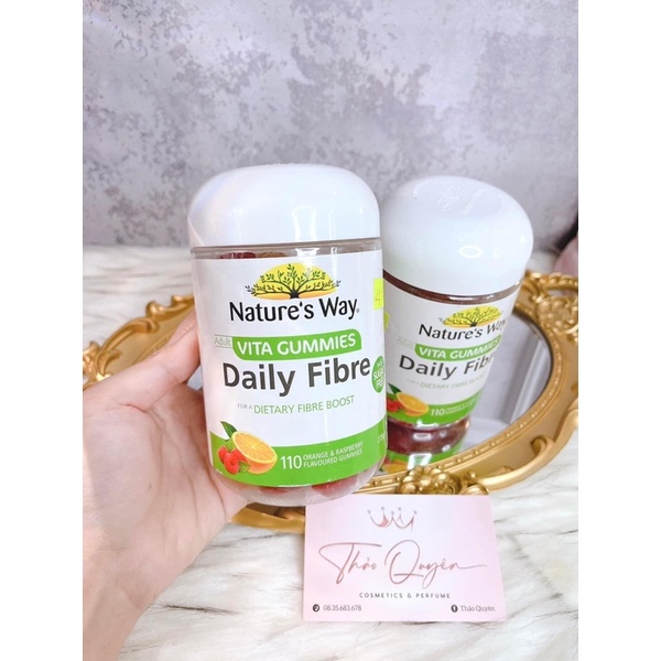 Kẹo bổ sung chất xơ Nature's Way Vitagummies For Adults Daily Fibre 110 viên