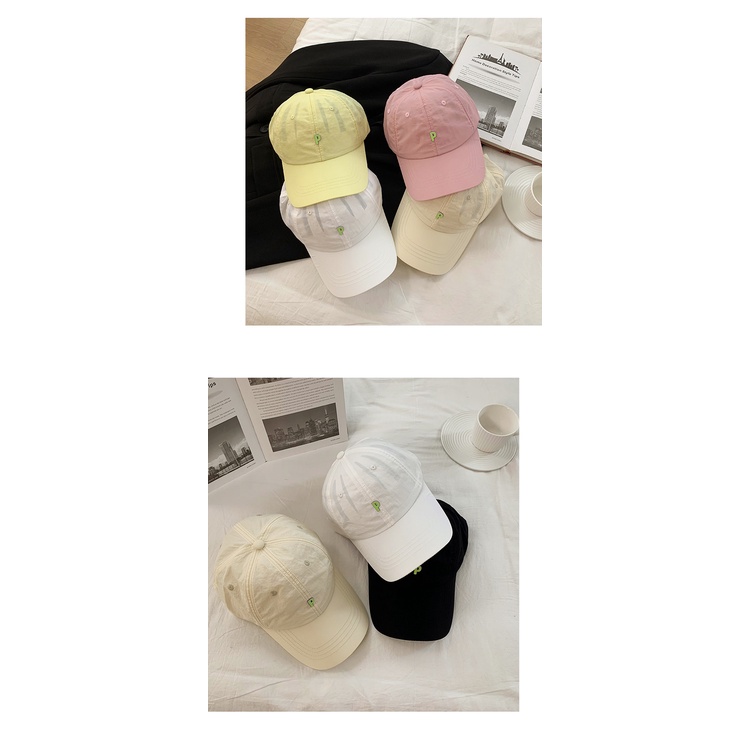 Mũ Lưỡi Trai Chất Liệu Thoáng Khí Nhanh Khô Thời Trang Mùa Hè Phong Cách Hàn Quốc Cho Nữ