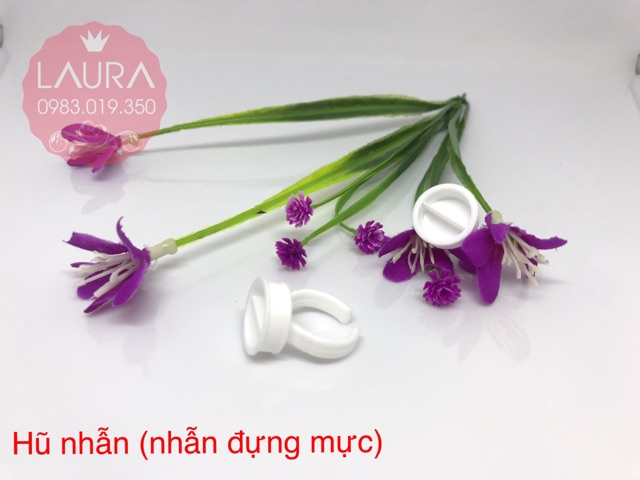 100 Nhẫn đựng mực phun xăm