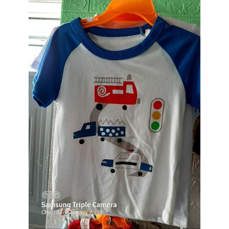 [Chuẩn Hãng] Áo Thun Ngắn Tay 100% Cotton 27Kids Cho Bé Trai 2 3 4 5 Tuổi