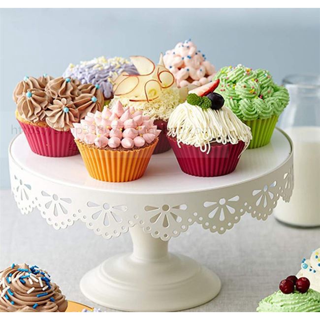 Set 6 khuôn làm bánh bông lan, cupcake muffin - bằng silicon