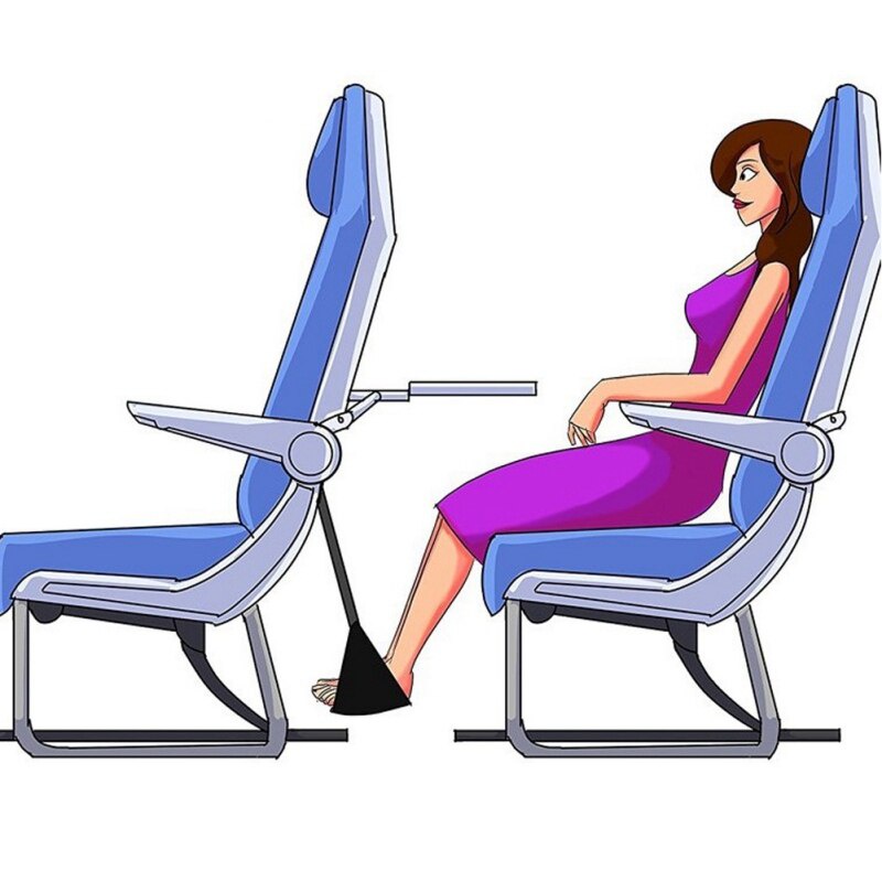 Võng kê chân treo ghế xe hơi, võng gác chân văn phòng