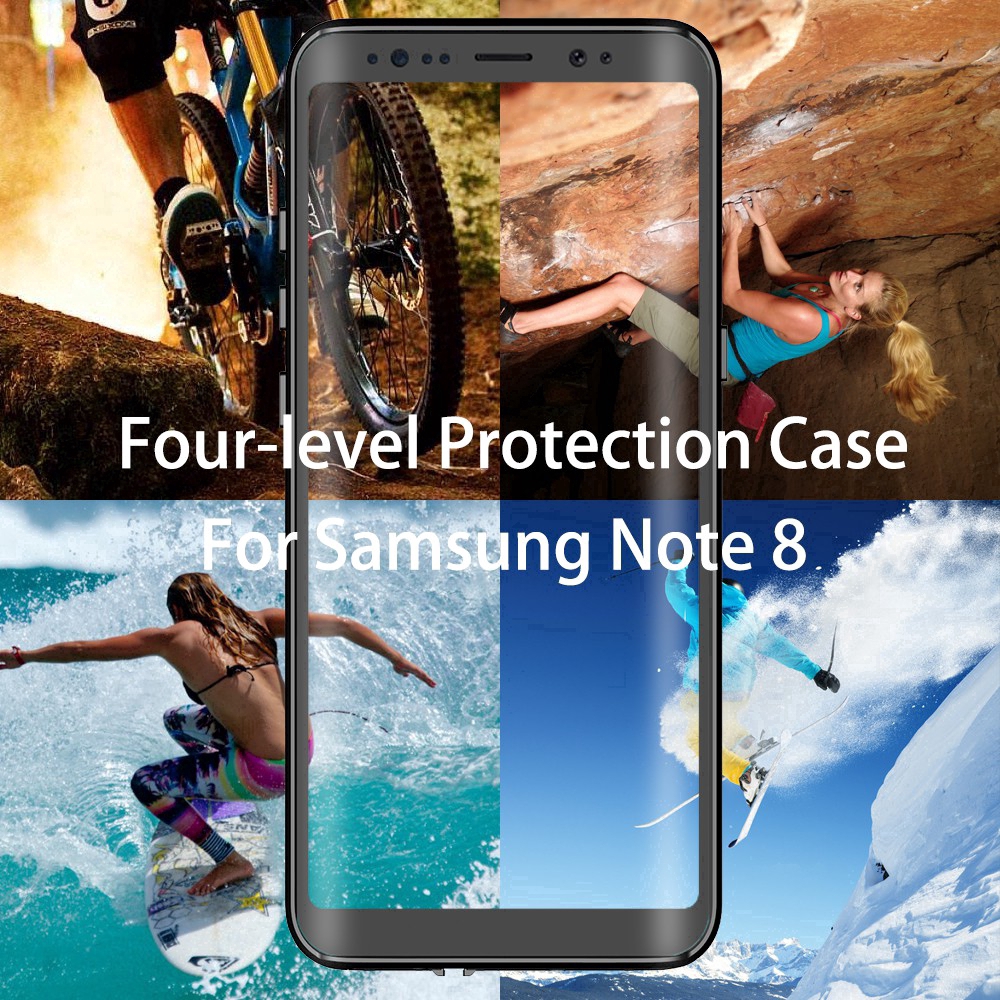 Ốp lưng nhựa nhiệt dẻo chống nước cho Samsung Galaxy Note 9 / Note 8