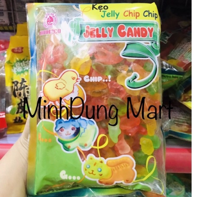 Kẹo dẻo Jelly chip Zoo gói 450g