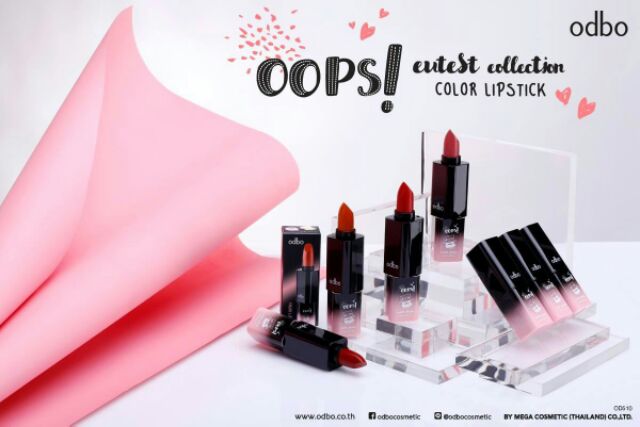 Son Lì Dạng Thỏi ODBO OOPS! Cutest Collection Color Lipstick