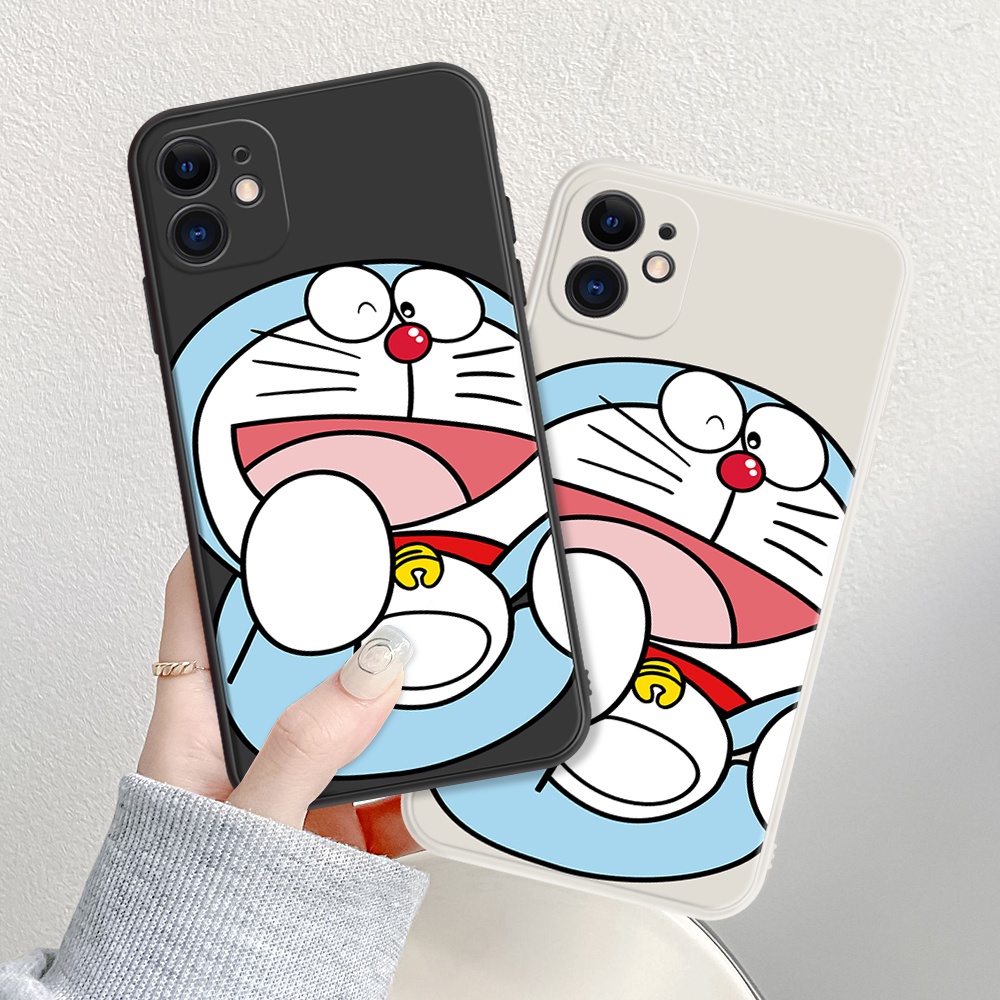 Ốp điện thoại in hình Doraemon dễ thương thích hợp cho iPhone 11 Pro Max 7 8 6 6s Plus X XS XR Max H046