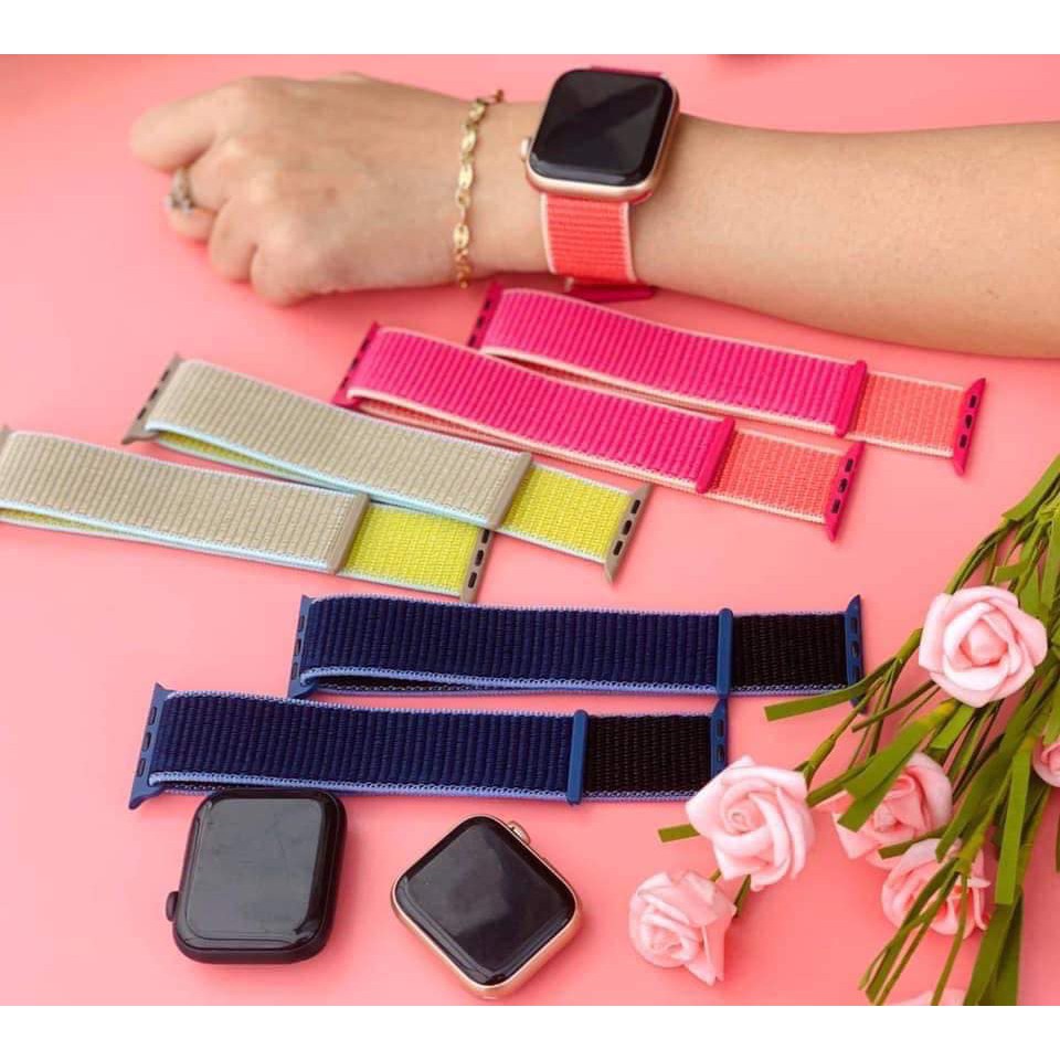 Dây Nylon SportLoop mix 2 màu dành cho Apple Watch series 1/2/3/4/5